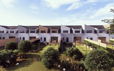 Projekt moderních řadových domů